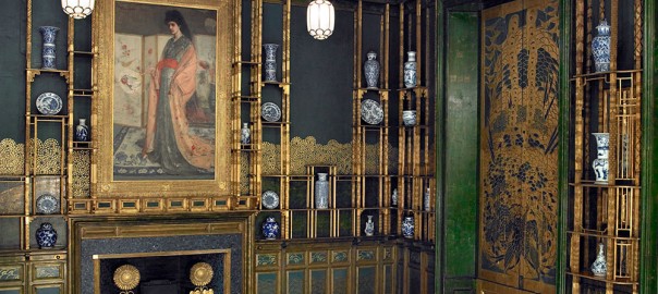 The Peacock Room at the Freer Gallery of Art, Smithsonian Institution.