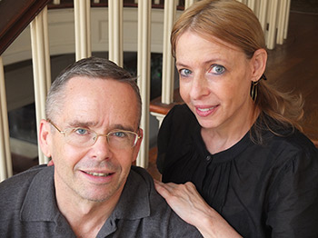 Authors Andres Coe and Jane Ziegelman photo by Natalie Coe