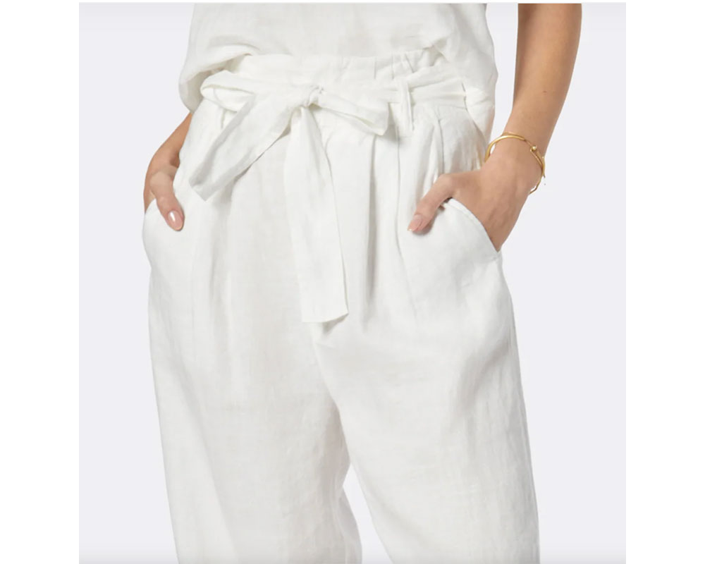 Joie's high-waist linen pants