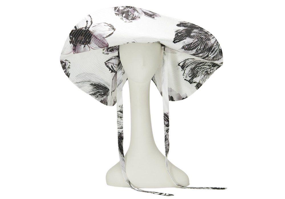 Eugenia Kim's Giselle floral-print satin oversize sunhat