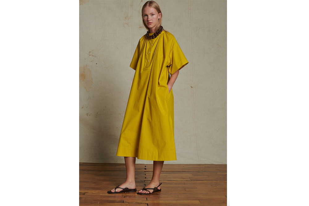 Soeur poplin roomy midi dress 