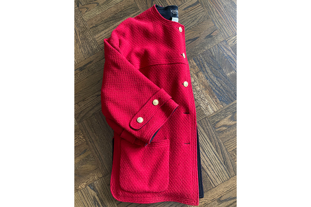 Chanel red jacket