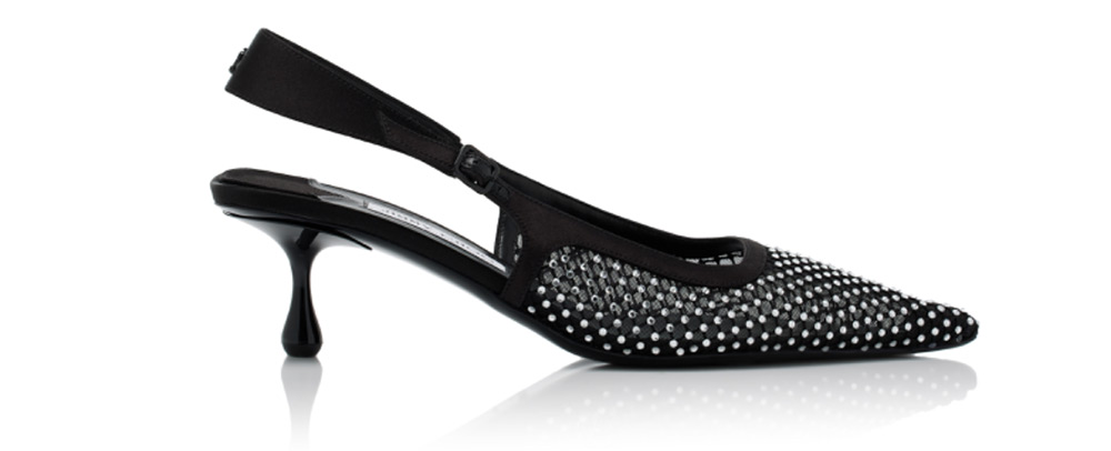 Jimmy Choo mesh slingback