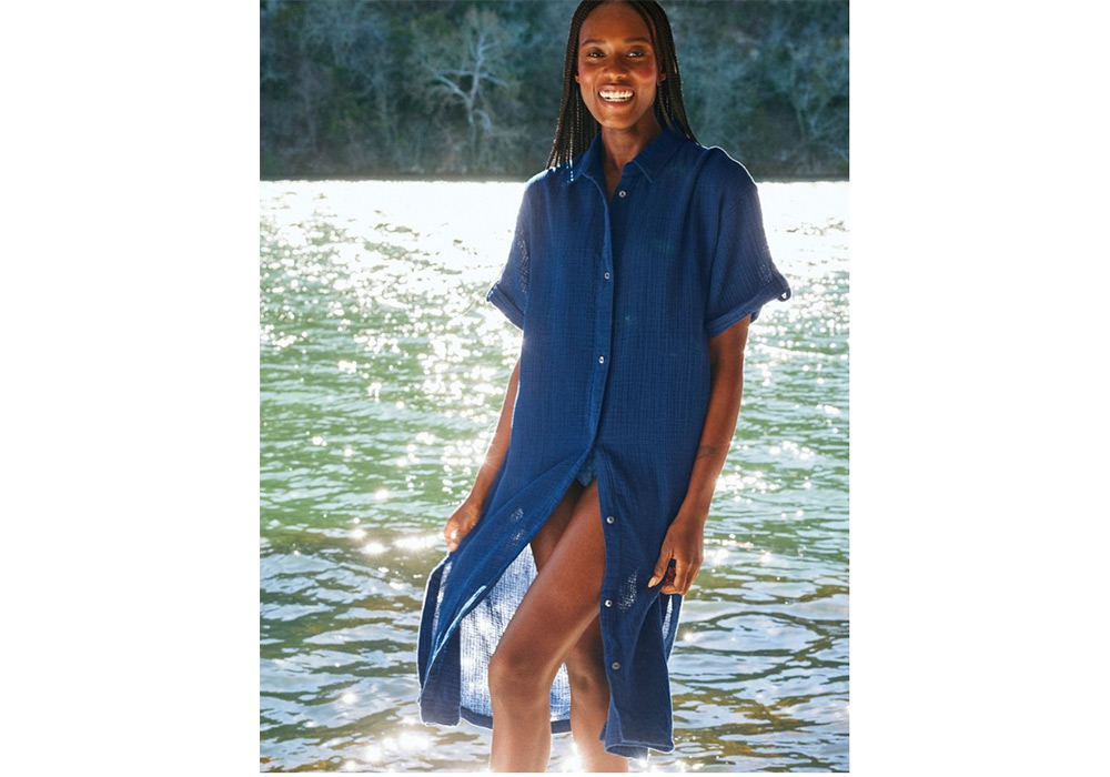 L.L. Bean x Summersalt collab on coverup dress