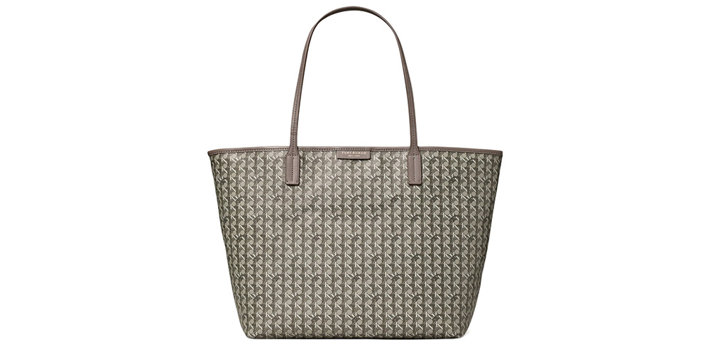 Tory Burch canvas tote with geometric print