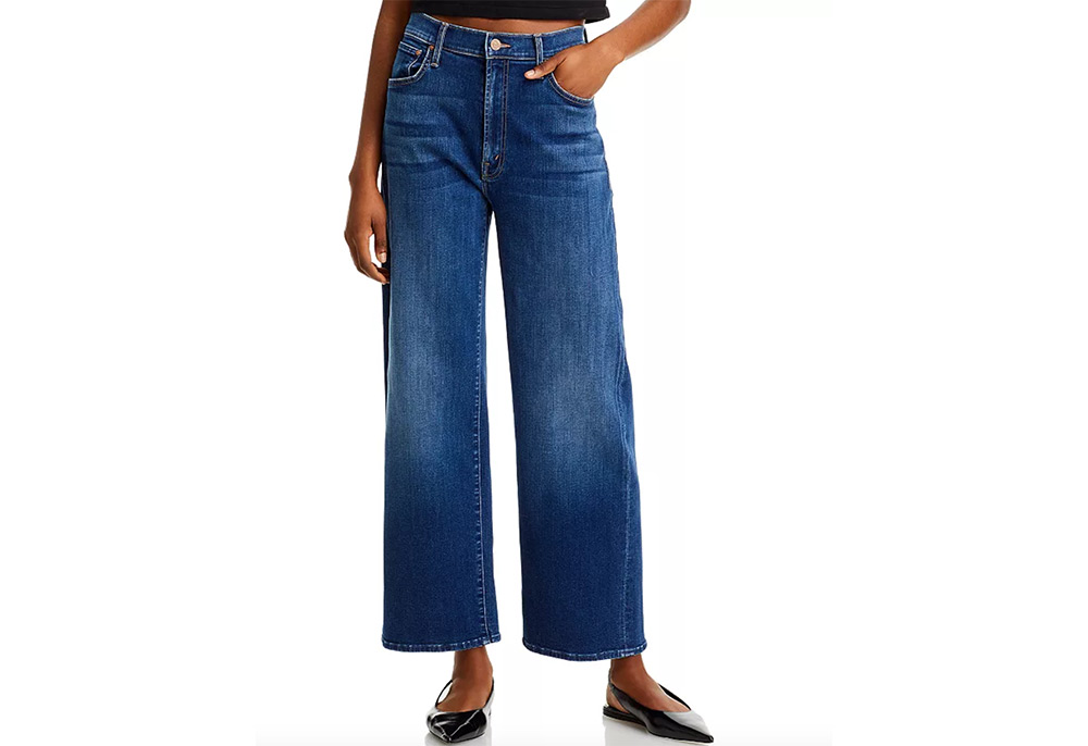 Mother high-rise, wide-leg jeans