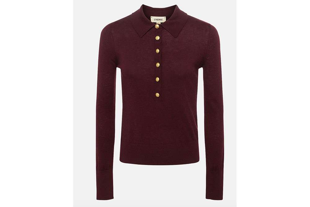 L'Agence polo sweater 