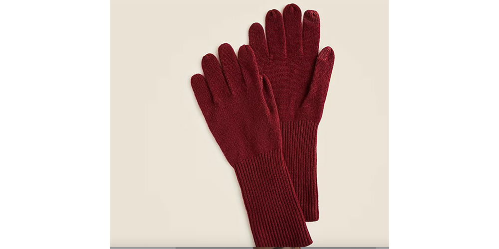 J. Crew tech touch gloves