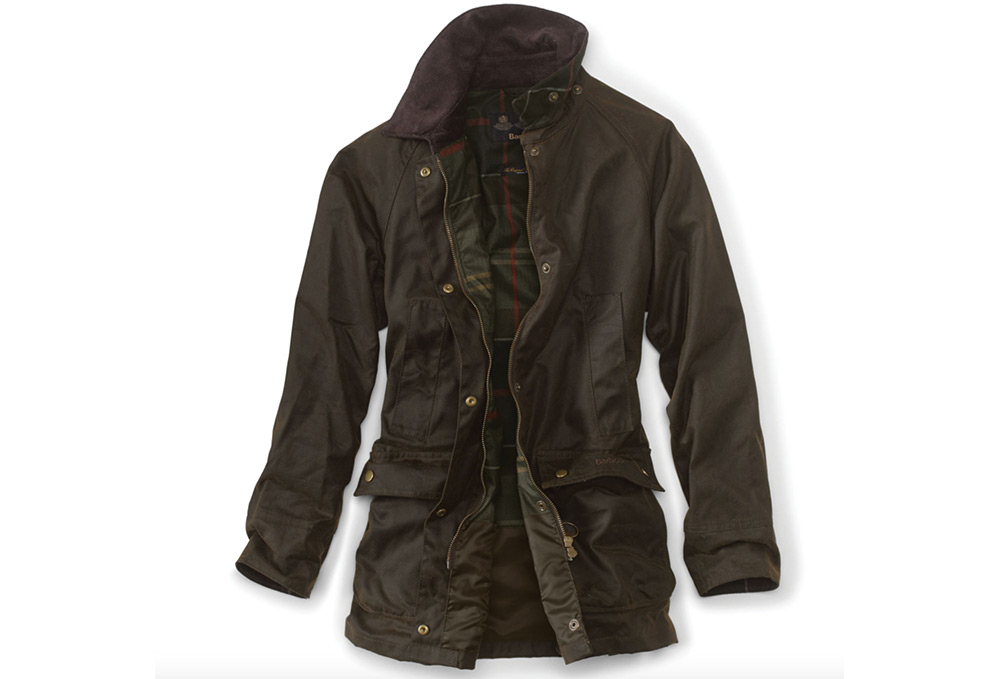 Barbour acorn waxed jacket