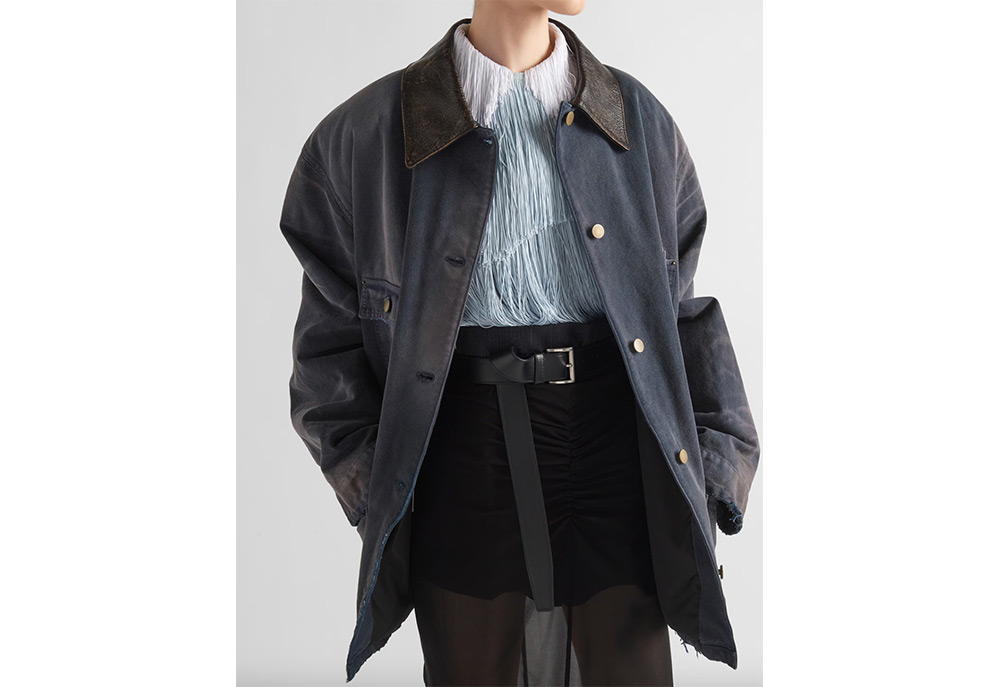 Prada canvas jacket