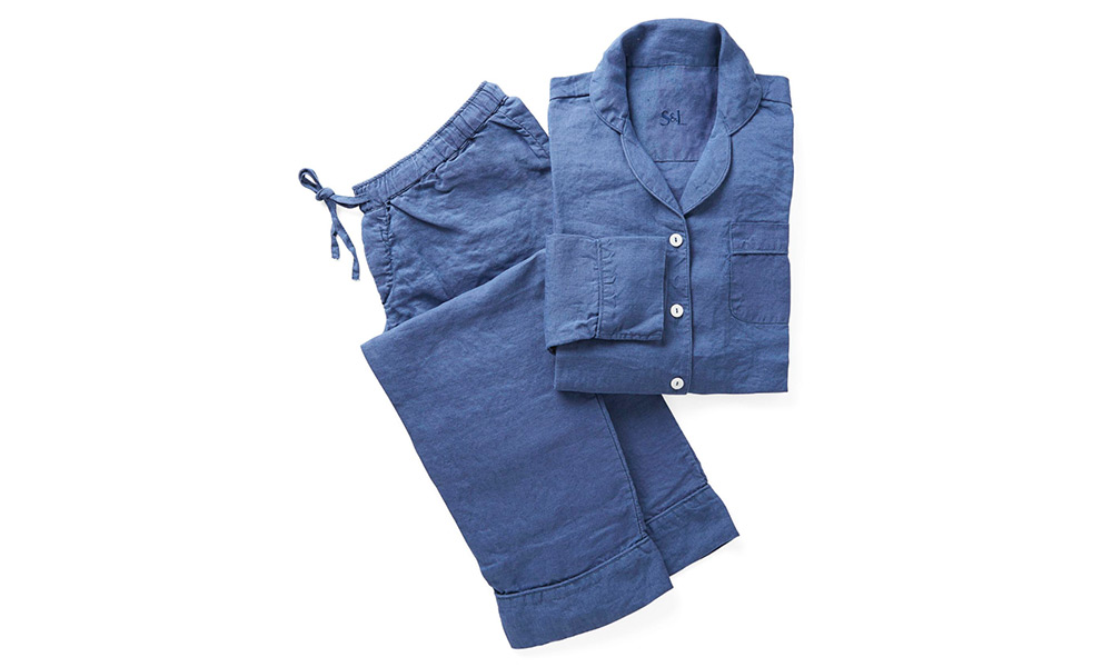 Linen pjs from Serena & Lily