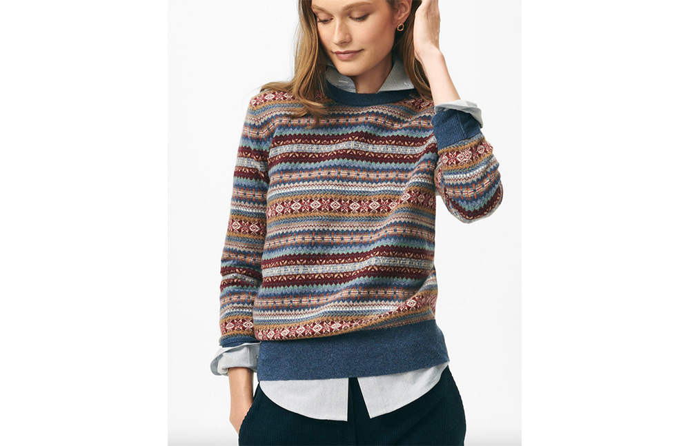 Fair Isle sweater from Brooks Bros.